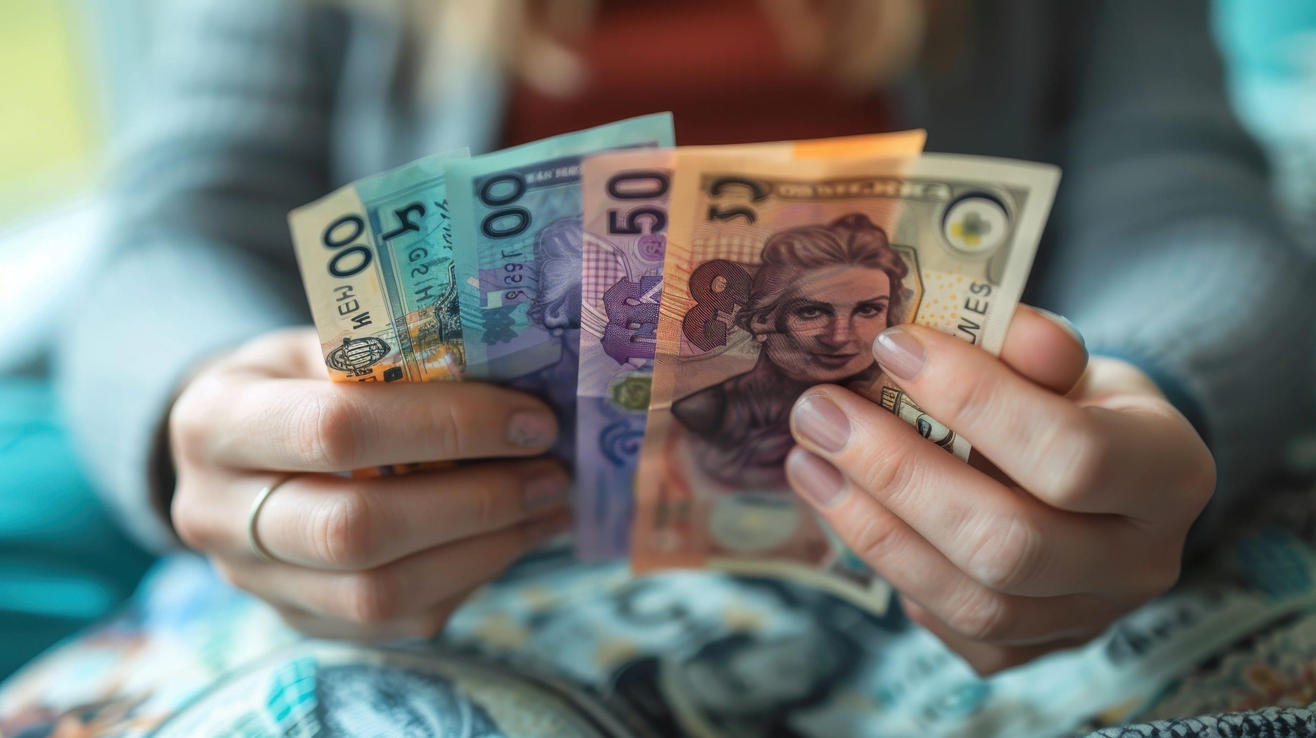 woman-interacting-with-money